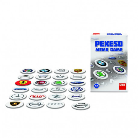 Dino lauamäng Memo Auto brändid