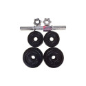 10KG CAST IRON DUMBBELL SET