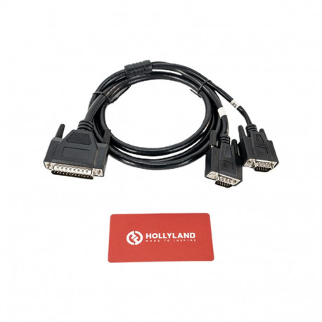 Hollyland HL-TCB10 DB25 Male to Dual HDB15 Male Tally Cable