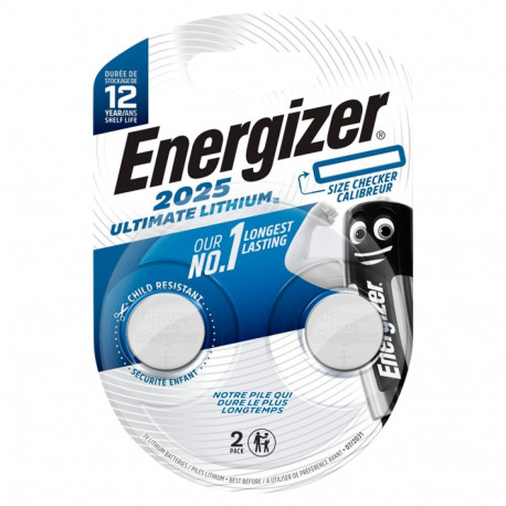 Energizer Ultimate Lithium CR2025 2 pack