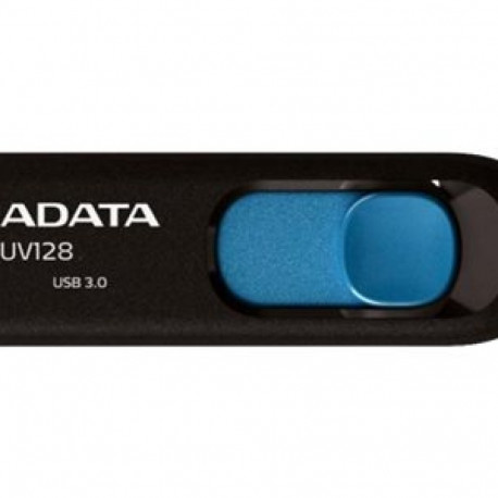 ADATA 32GB USB mälupulk UV128 USB 3.0 must/sinine