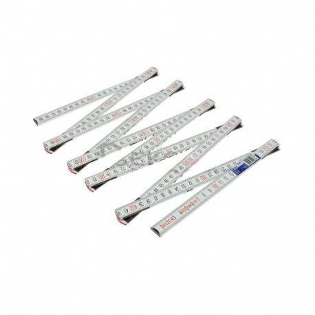 Joonlaud 2m, kokkupandav, puidust, valge Geko