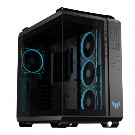 Case|ASUS|TUF Gaming GT502 Horizon|MidiTower|Case product features Transparent panel|Not included|AT