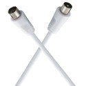 PremiumCord TV connection cable  M/F 75 Ohm 2m