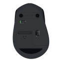 LOGITECH M280 Mouse right-handed optical 3 buttons wireless 2.4 GHz USB wireless receiver black