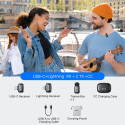 Boya wireless microphone mini 2-01 Lightning/USB-C, black