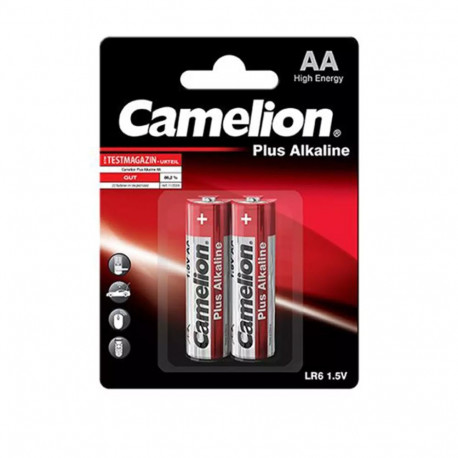 Battery - Camelion LR6 AA Plus 1.5V Alkaline Batteries, 2 pcs