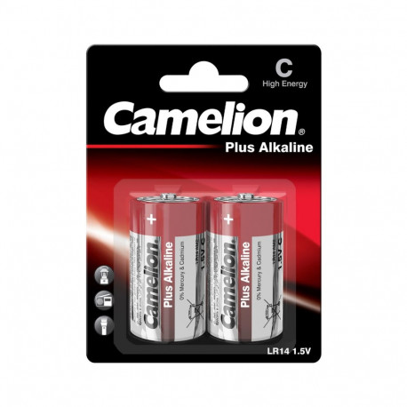 Battery - Camelion C Plus Alkaline C 1.5V 2-pack