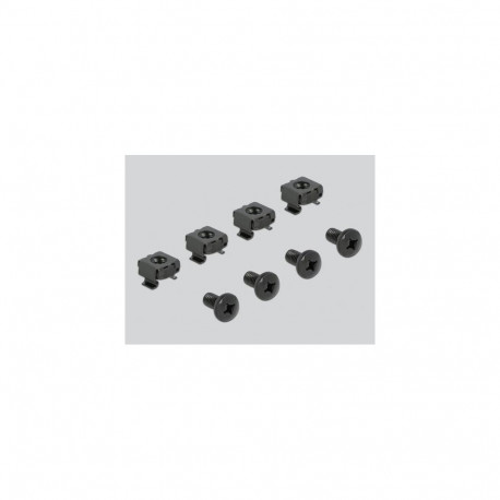 DeLOCK 19″ Cable Management Brush Strip 1U black