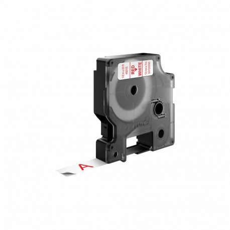 Label Tape - Dymo 45015 D1 Standard Polyester Red White
