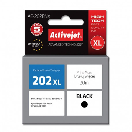 Printer Ink - Activejet Ae-202bnx, Black