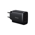 Seinalaadija 17W 3xUSB 3.4A, must