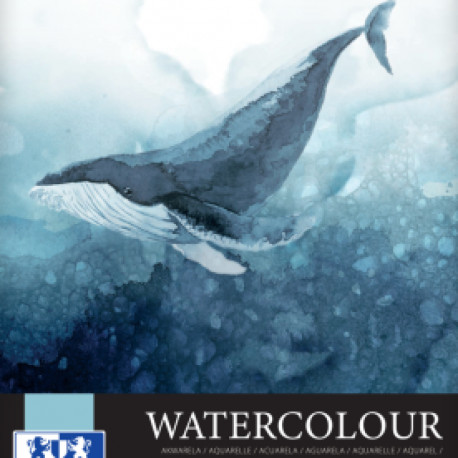 Akvarelliplokk A4 300gsm, 10 lehte, spiraal, Oxford