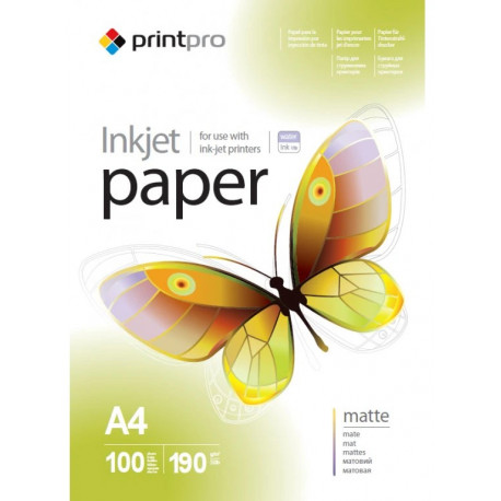 ColorWay fotopaber A4 PrintPro matt 190g 100 lehte