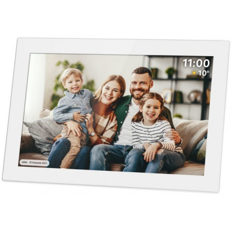Kruger&Matz digitaalne pildiraam 10,1" Frameo WiFi, valge
