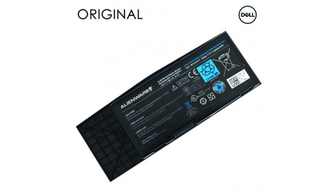 Notebook battery DELL 7XC9N, 8100mAh, Original