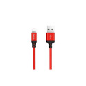 Cable USB A to Lightning Hoco 1 m 4 black red