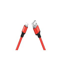Cable USB A to Lightning Hoco 1 m 4 black red
