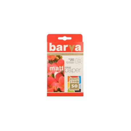 Photo Paper Barva (IP-A230-023) Matt 230 g/m², 10x15, 50 sheets