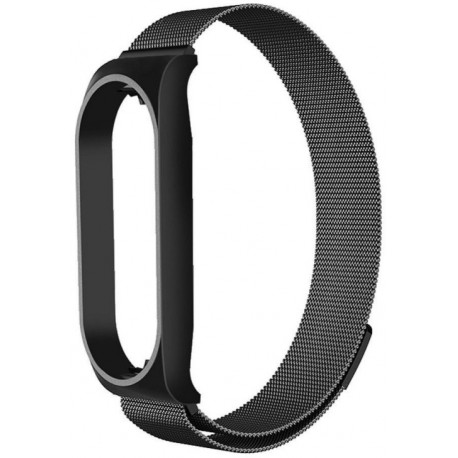 Watch strap Metal Xiaomi Mi Band 7 (01), black