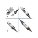 RJ45 toolless STP plug CAT6, JACK PIN