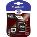 Verbatim mälukaart microSDHC 16GB Class 10 UHS-I + adapter