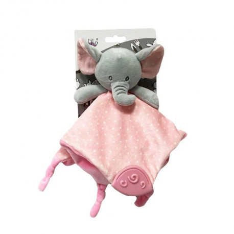 Cuddly toy Milly pink elephant 25x25 cm