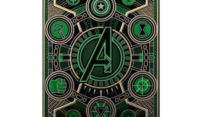 Avengers cards deck green