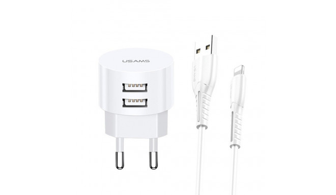 T20 2xUSB 2,1A Lightning laadija
