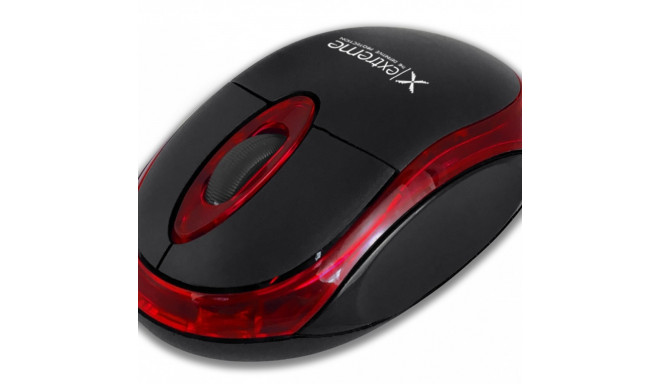 Wireless Bluetooth optical mouse 3D Cyngus red