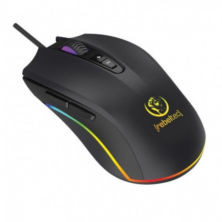 The Rebeltec PREDATOR is a budget-friendly wired gaming mouse designed for entry-le