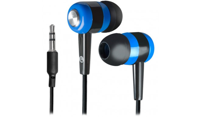 EARPHONES BASIC 616 BLACK-BLUE