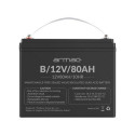 Battery 12v agm 12v 80ah universal B/12V/80AH