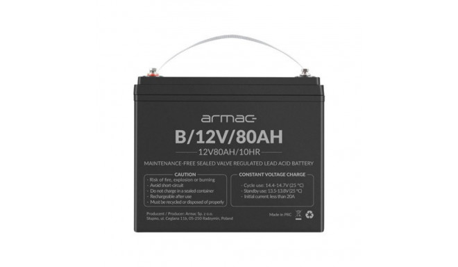 Battery 12v agm 12v 80ah universal B/12V/80AH
