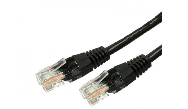 Cable Patchcord cat.6A RJ45 UTP 1m. black