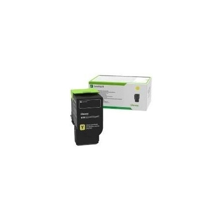 Lexmark 78C2XYE Yellow Extra High Yield Return Program Toner Cartridge (5,000 Yield)