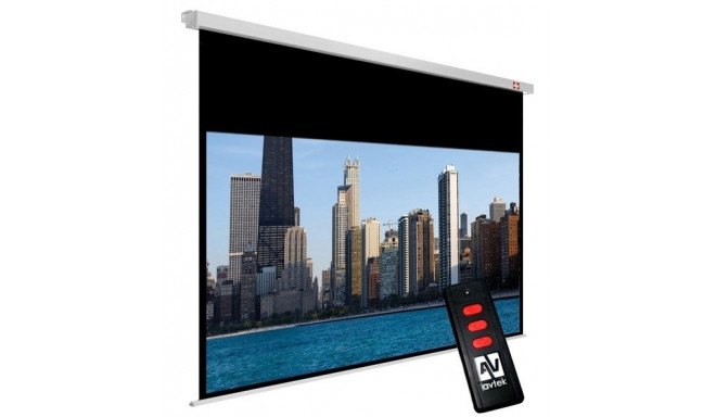 Product Summary:
This is a motorized, electric projector screen with a width of 240