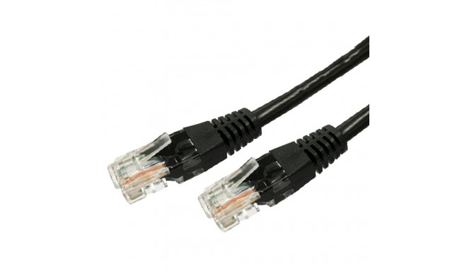 Cable Patchcord cat.5e RJ45 UTP 7,5m. black