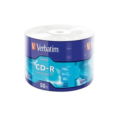 Verbatim CD-R 700MB 52x Extra Protection 50tk Soft Pack (43787)