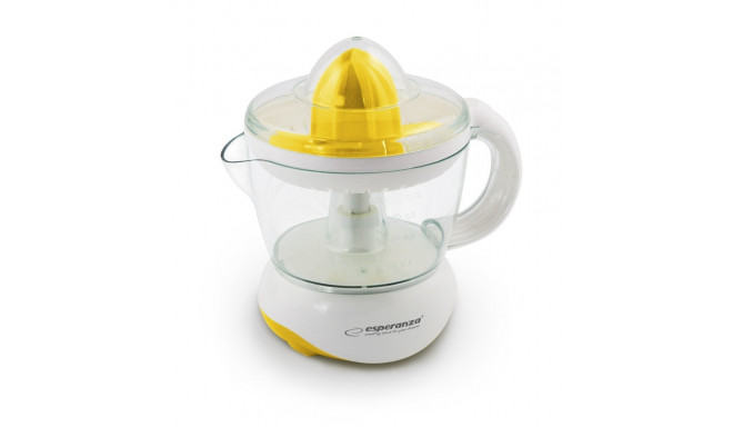 Esperanza electric citrus press 0.7l, yellow