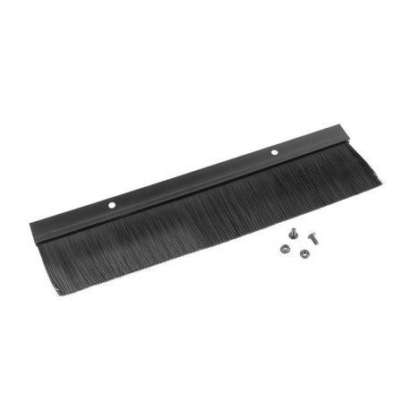 Cable entry brush panel black