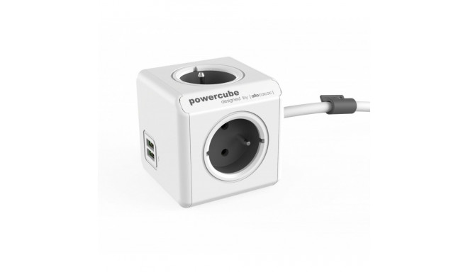 PowerCube USB Extended 1,5m 2402 Grey