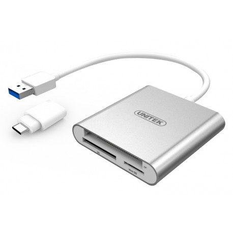 Flash card reader USB 3.0 + USB Type-C; Y-9313D