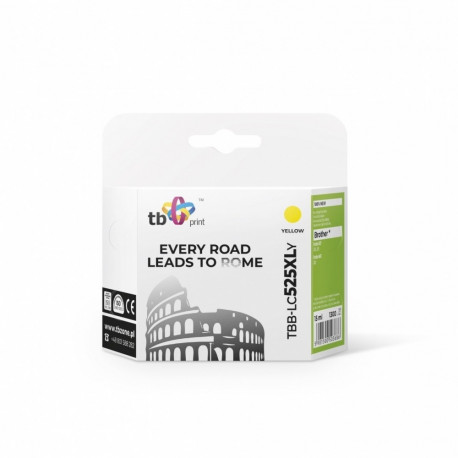 Ink for Brother LC529/53 9 TBB-LC525XLY yellow