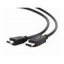 Gembird kaabel Displayport - HDMI 3m, must (CC-DP-HDMI-3M)