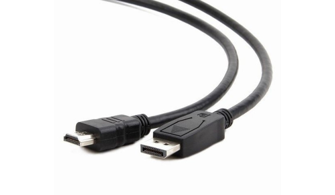 DisplayPort Male to HDMI Male Cable, 3 Meters