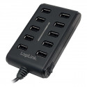 10-Ports Hub USB2.0 with on / off switch