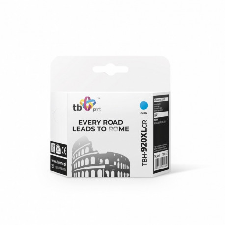 Ink HP OJ 6500 Cyan remanufactured TBH-920XLCR