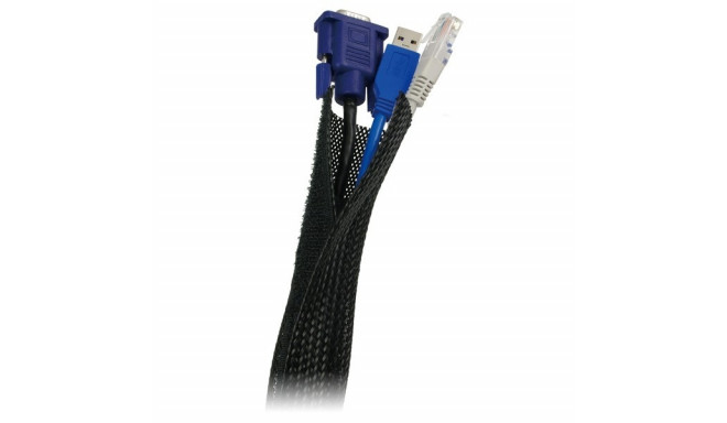 Product Name: Flexible Black Cable Management Sleeve
Description: 