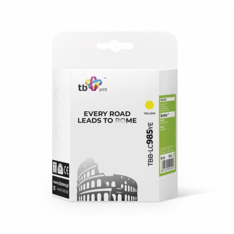 Ink for Brother LC 985 Yellow TBB-LC985YE